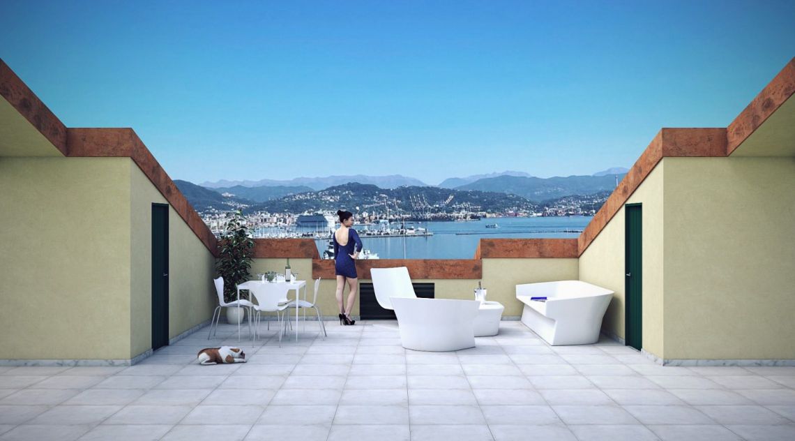 Superattico Marola Fronte Mare | Porto Venere / Le Grazie / Fezzano / Ca' di Mare  - Appartamenti - Golfo dei Poeti