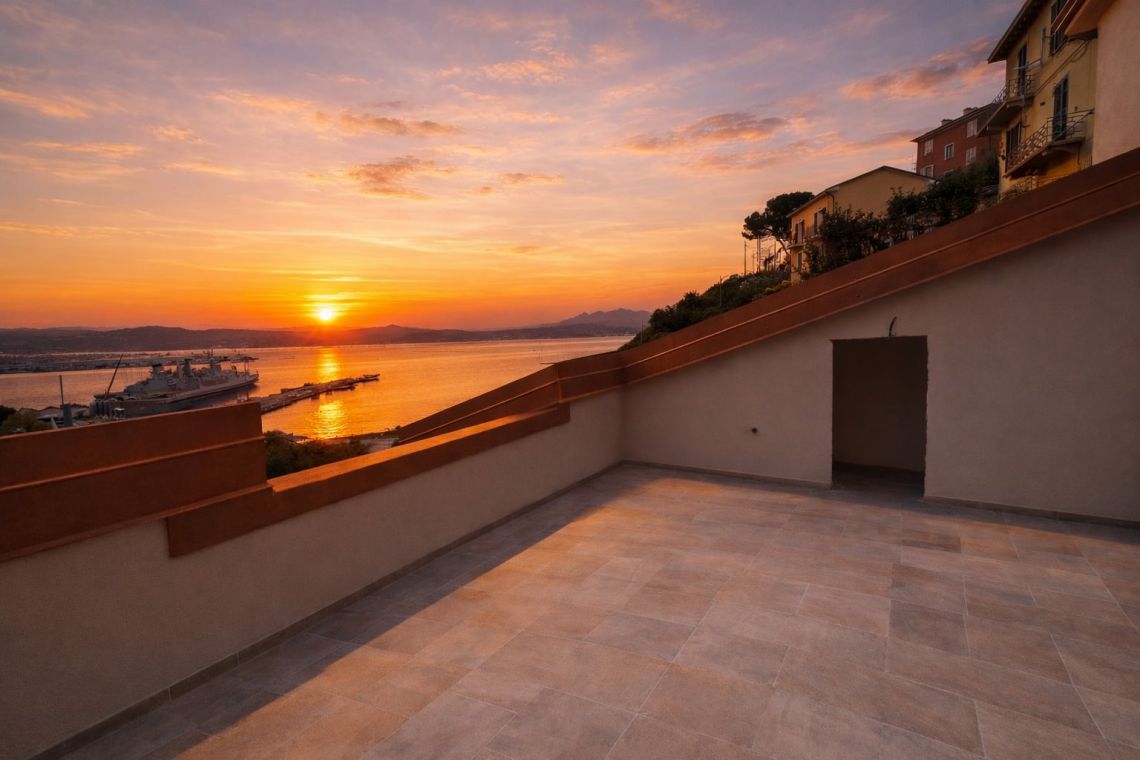 Superattico Marola Fronte Mare | Porto Venere / Le Grazie / Fezzano / Ca' di Mare  - Апартаменты - Залив поэтов