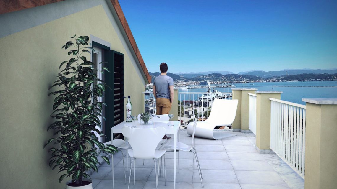 Superattico Marola Fronte Mare | Porto Venere / Le Grazie / Fezzano / Ca' di Mare  - Appartamenti - Golfo dei Poeti