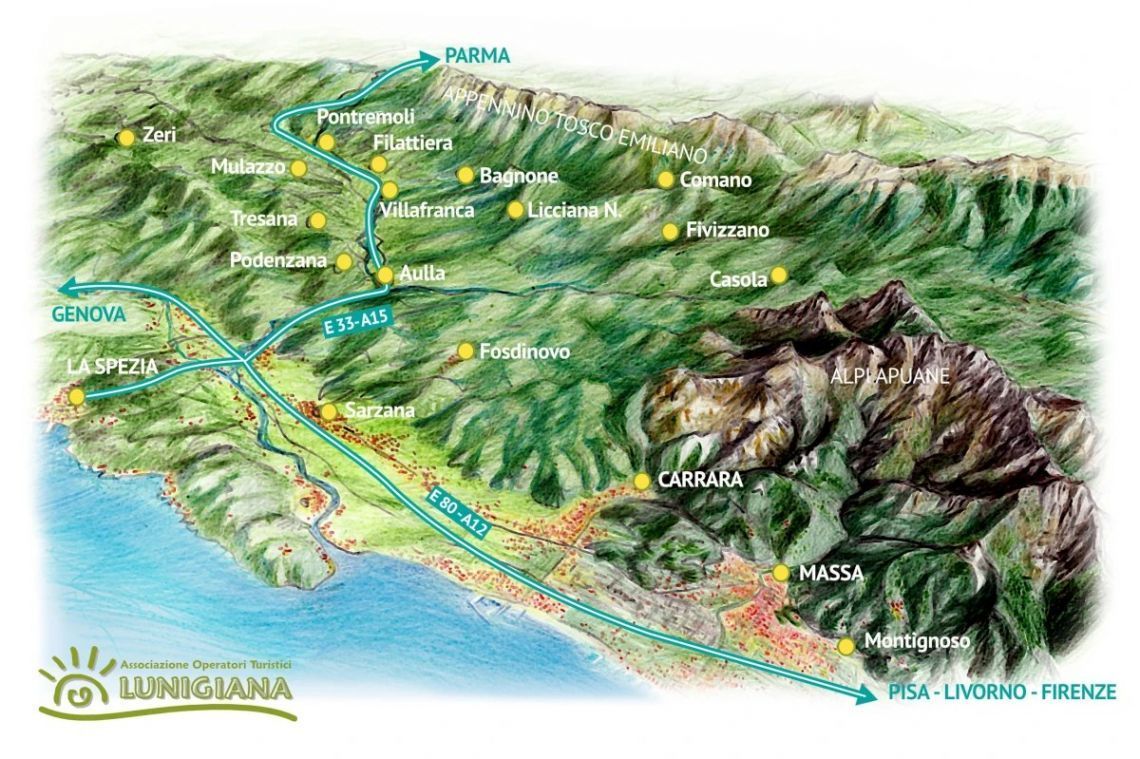 Villa Sorriso | Sarzana & Castelnuovo Magra - Case & Ville di Pregio - Lunigiana mare, Sarzana & Colline del Sole