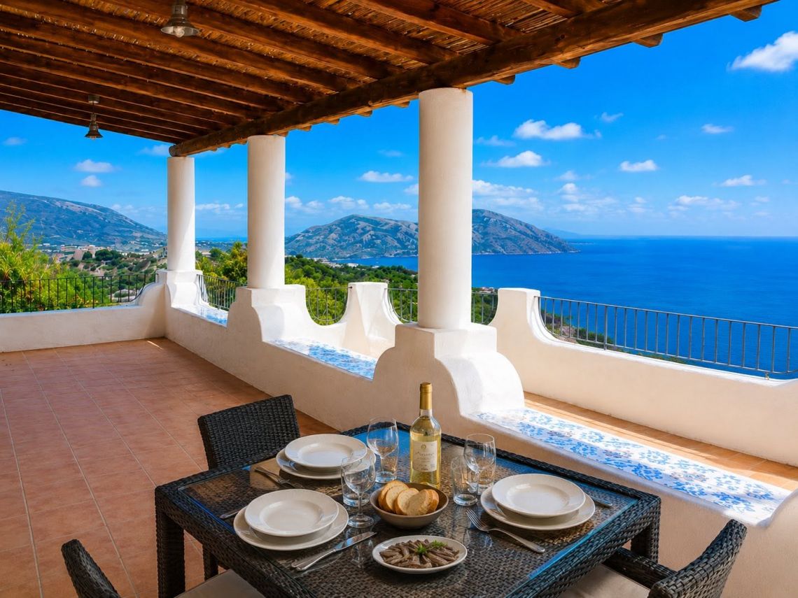 Villa Mediterraneo | Isole Eolie & Lipari - Case e ville - Isole della Sicilia