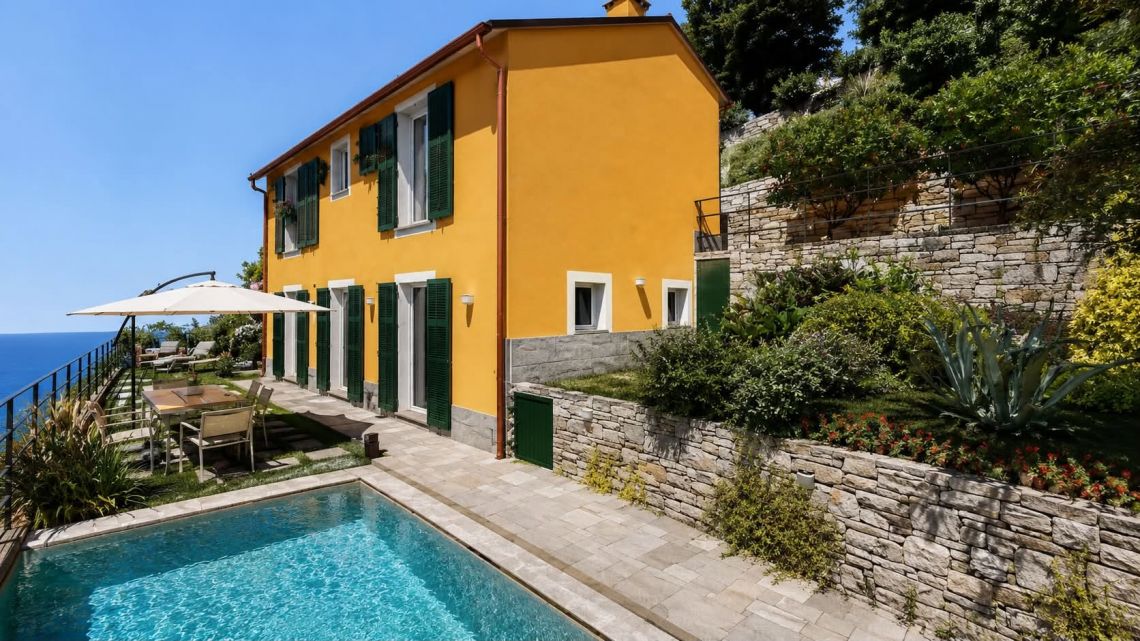 Villa la Cornice sul Mare | Chiavari/Zoagli - Case & Ville di Pregio - Golfo del Tigullio