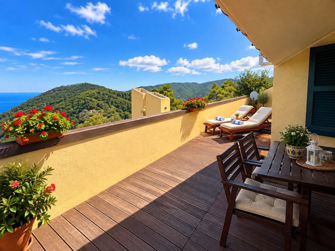 La Casa tra il Cielo e il mare  | Framura - Case e ville - Baie del Levante