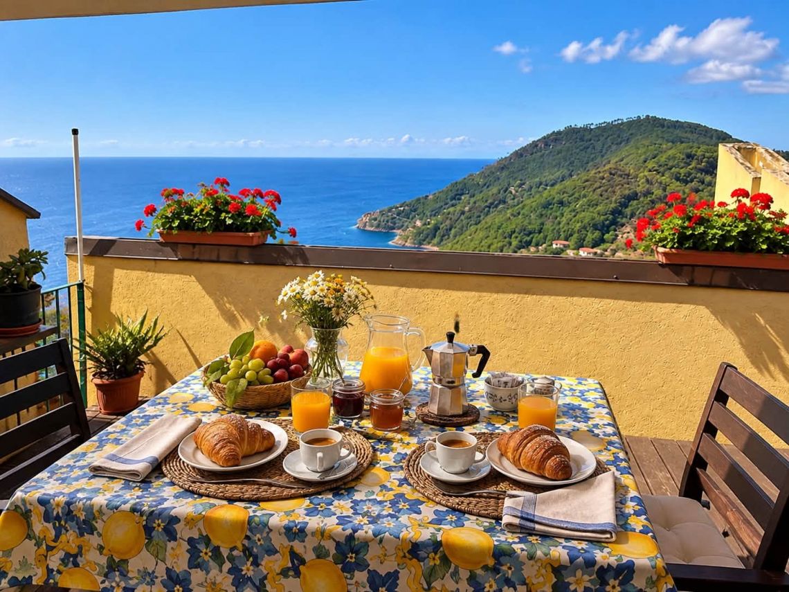 La Casa tra il Cielo e il mare  | Framura - Case e ville - Baie del Levante